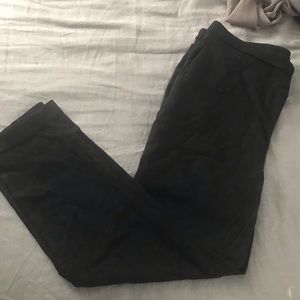 Textured cropped pull on pants